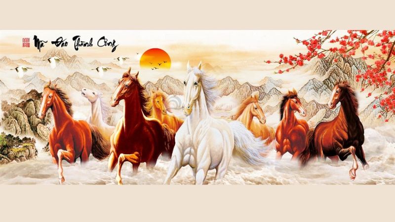 Tranh mã đáo thành công hợp tuổi gì?