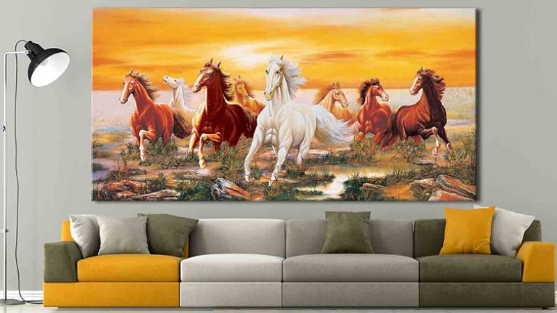 Tranh mã đáo thành công treo hướng nào mới chuẩn?