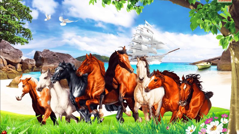 Tìm mua tranh mã đáo thành công uy tín tại iTranh