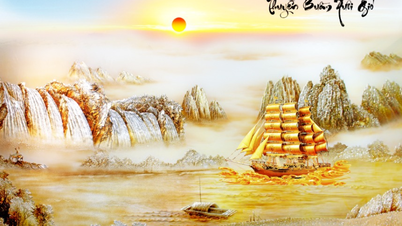 Tranh thuận buồm xuôi gió hợp mệnh nào?