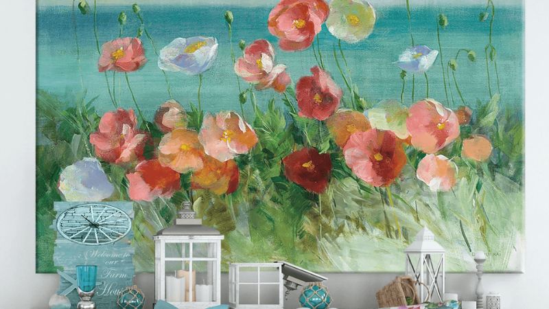 Tranh phòng ngủ hợp nữ mệnh Thủy