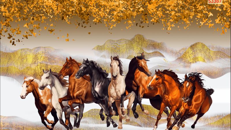 Tranh mã đáo thành công có mấy con ngựa?