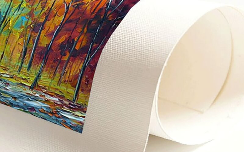 Vải bố dùng in tranh canvas 